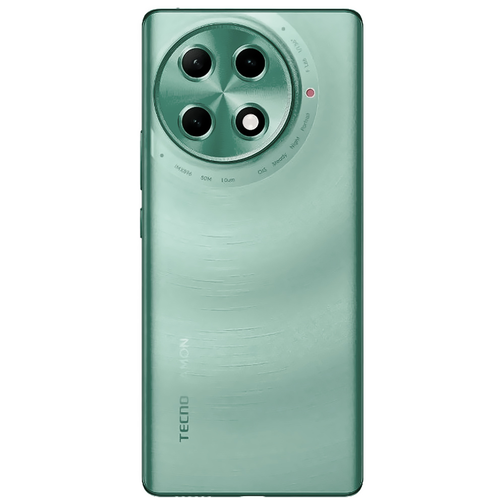 Celular Tecno Camon 30S Pro CLA6 NFC 8GB de RAM / 256GB / Tela 6.78" / Dual Sim LTE - Shim Silver Verde