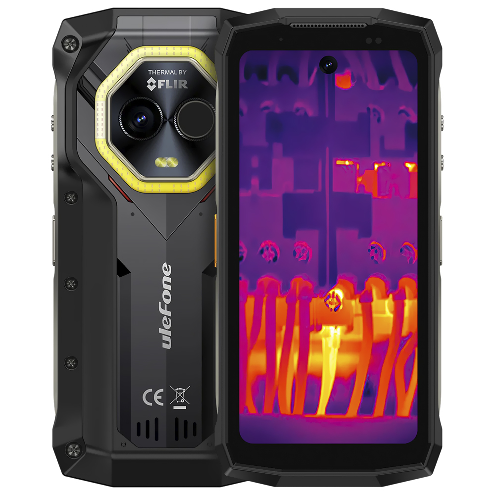 Celular Ulefone Armor Mini 20T Pro 8GB de RAM / 256GB / Tela 4.7" / Dual Sim 5G - Mecha Preto
