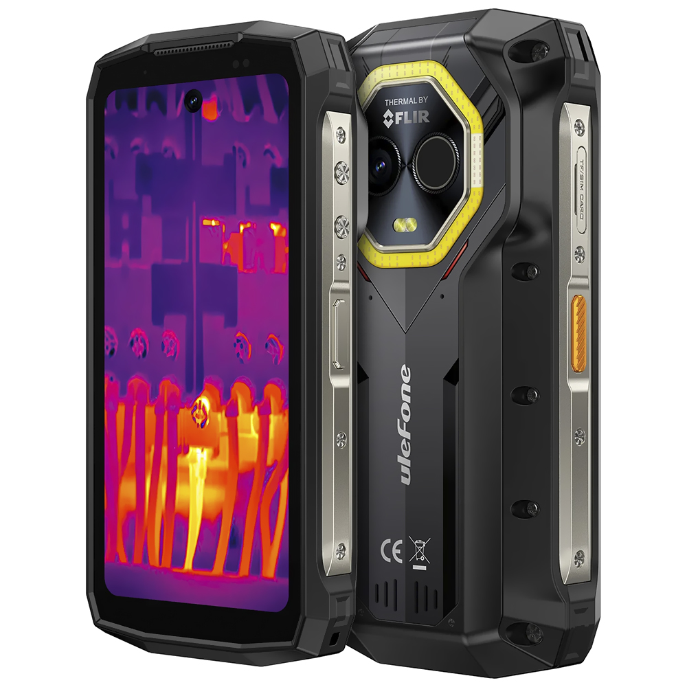Celular Ulefone Armor Mini 20T Pro 8GB de RAM / 256GB / Tela 4.7" / Dual Sim 5G - Mecha Preto