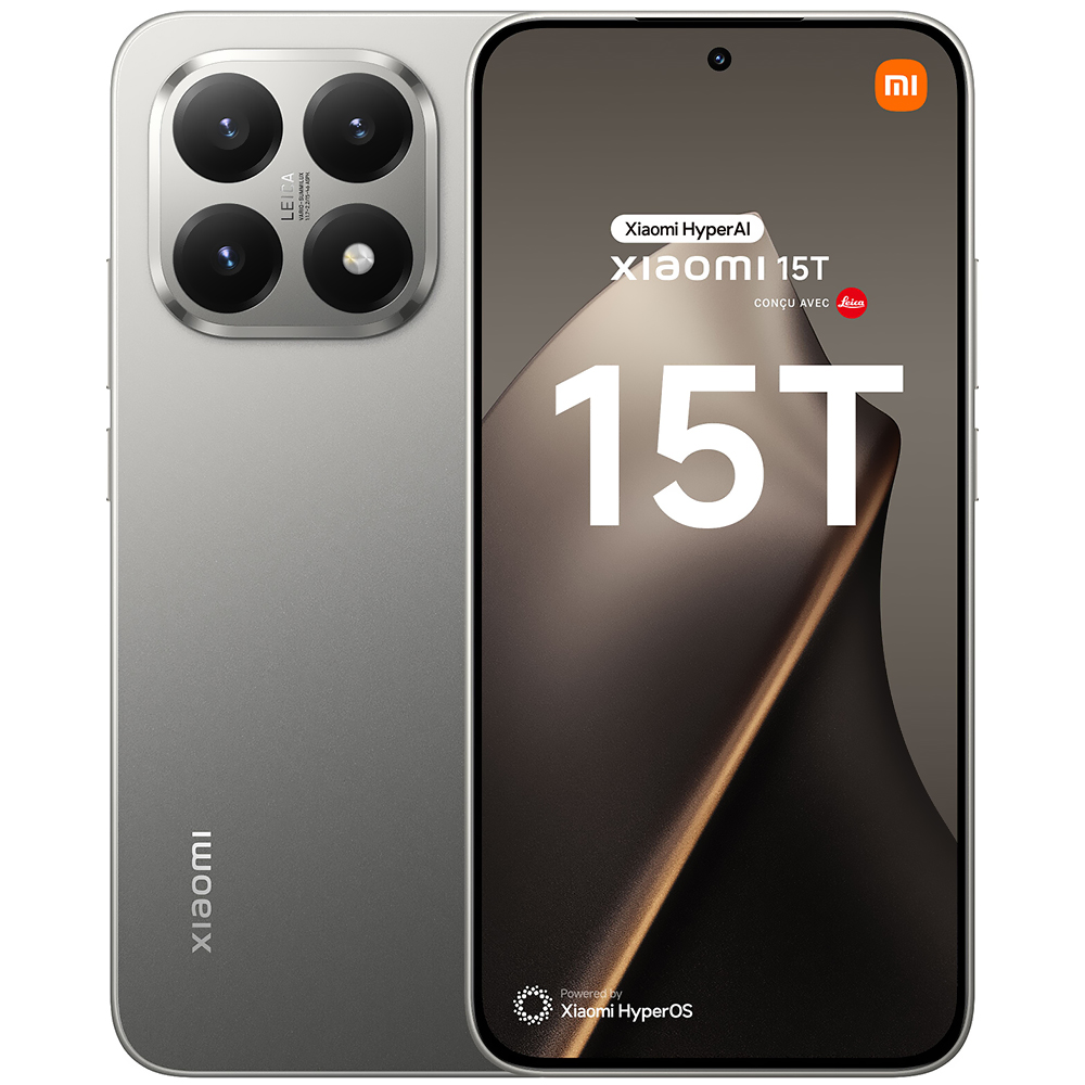 Celular Xiaomi 15T 12GB de RAM / 512GB / Tela 6.83" / Dual Sim 5G - Cinza (Global)
