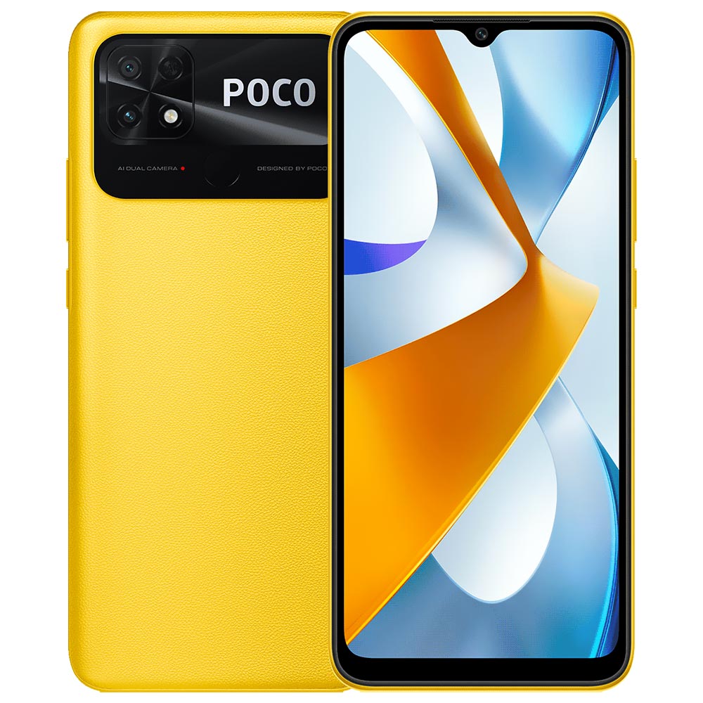 Celular Xiaomi POCO C40 3GB de RAM / 32GB / Tela 6.71" / Dual Sim LTE - Amarelo (Global)