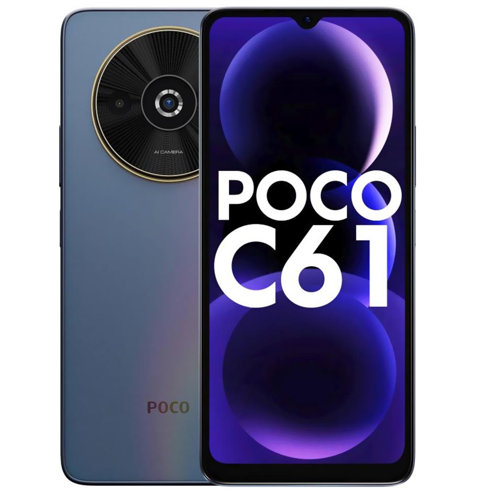 Celular Xiaomi POCO C61 6GB de RAM / 128GB / Tela 6.71" / Dual Sim LTE - Ethereal Azul (Índia)