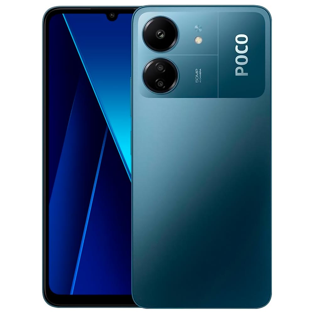 Celular Xiaomi POCO C65 6GB de RAM / 128GB / Tela 6.71" / Dual Sim LTE - Azul (Global)