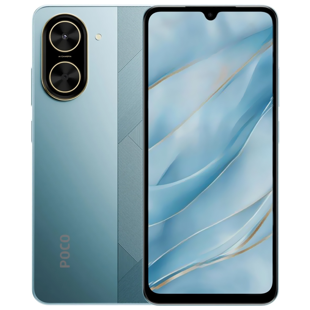 Celular Xiaomi POCO C71 3GB de RAM / 64GB / Tela 6.88" / Dual Sim LTE - Azul (Global)