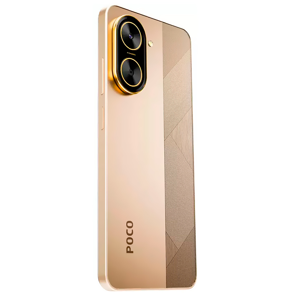 Celular Xiaomi POCO C71 3GB de RAM / 64GB / Tela 6.88" / Dual Sim LTE - Dourado (Global)