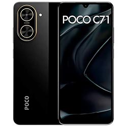 Celular Xiaomi POCO C71 3GB de RAM / 64GB / Tela 6.88" / Dual Sim LTE - Preto (Global)