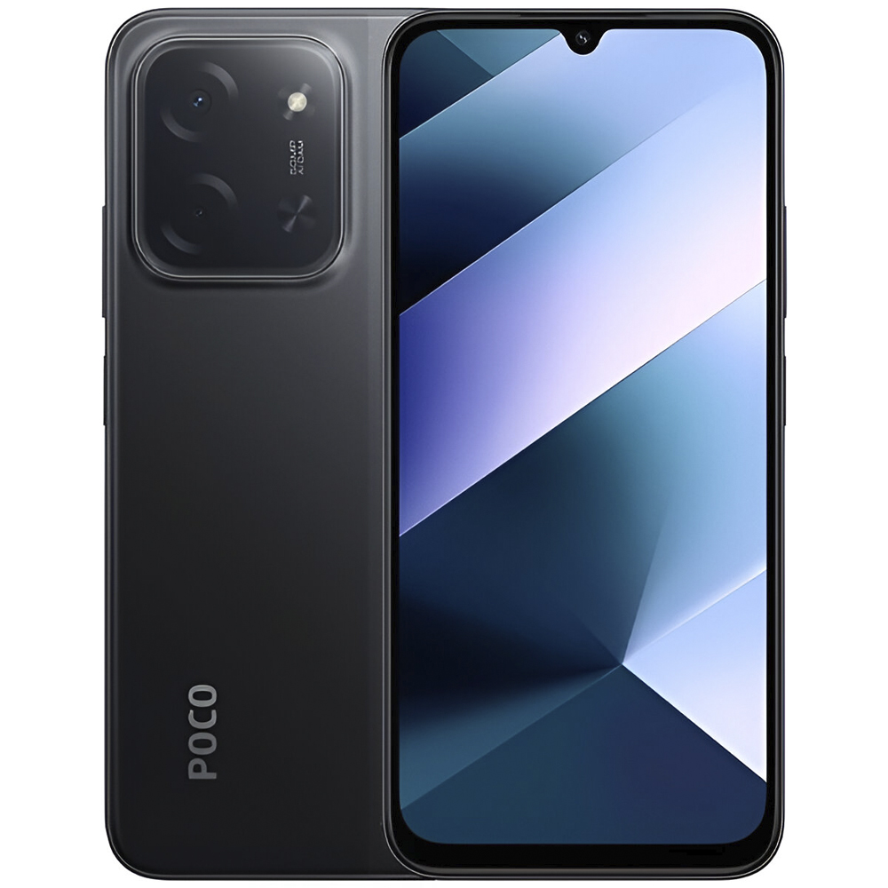 Celular Xiaomi POCO C85 6GB de RAM / 128GB / Tela 6.9" / Dual Sim LTE - Preto (Global)