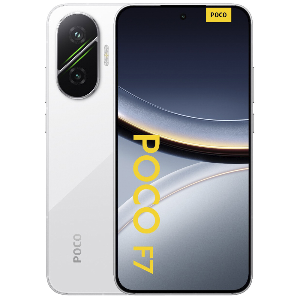 Celular Xiaomi POCO F7 12GB de RAM / 512GB / Tela 6.83" / Dual Sim 5G - Branco (Global)