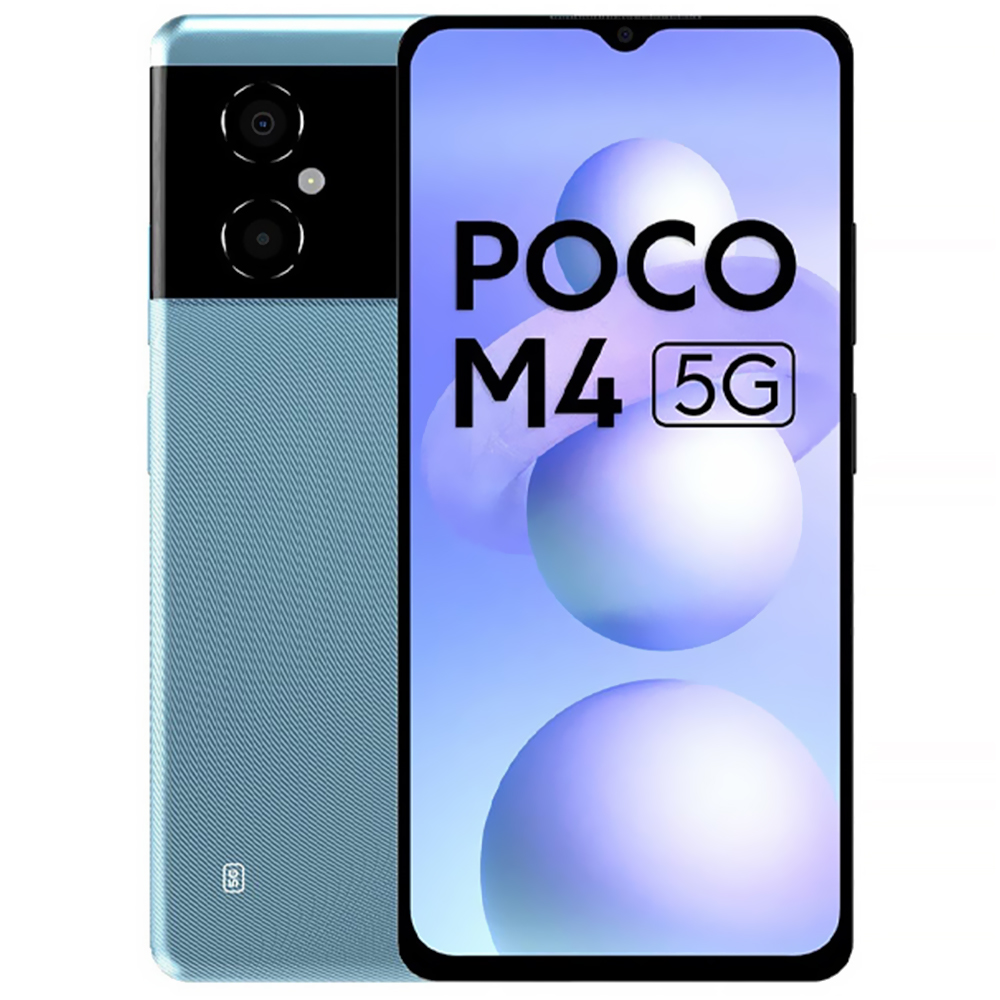 Celular Xiaomi POCO M4 5G 6GB de RAM / 128GB / Tela 6.6" / Dual Sim - Cool Azul (Global)