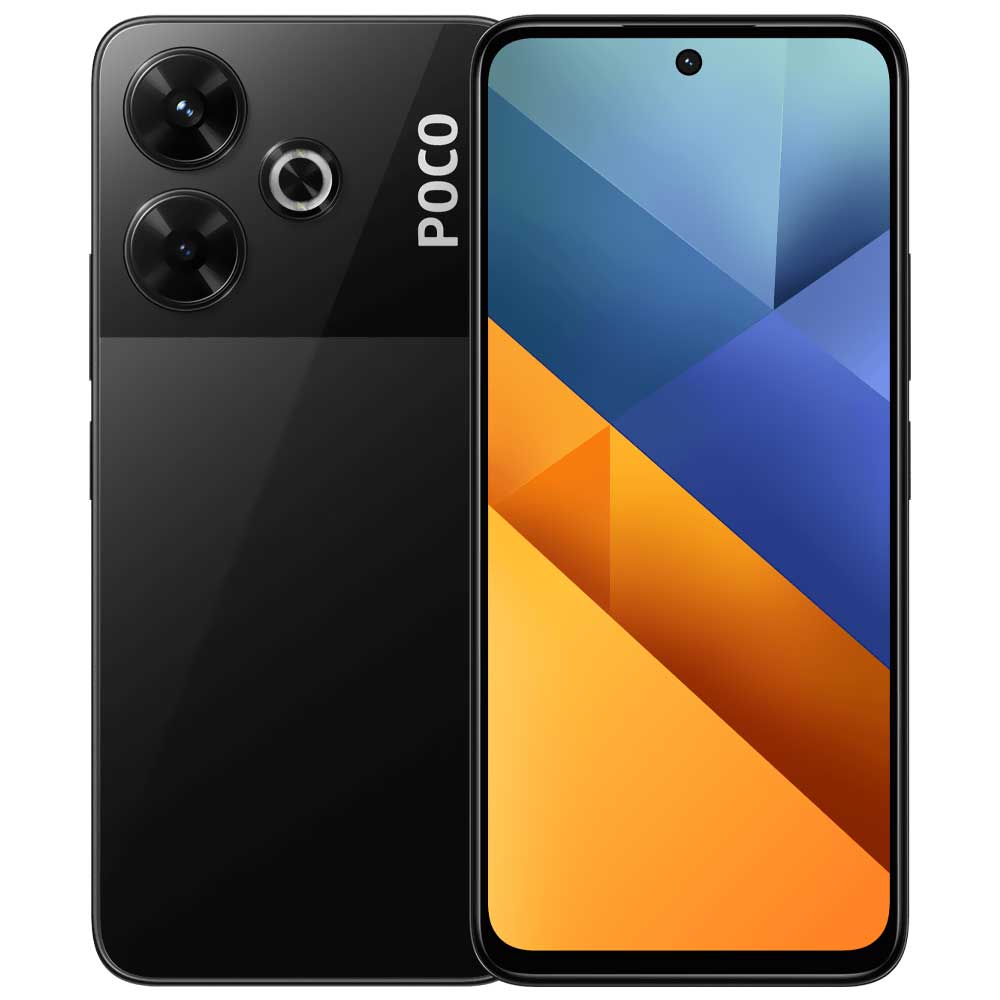 携帯電話本体 Poco M6 8GB-256GB black Celular Xiaomi POCO M6 8GB de RAM / 256GB / Tela 6.79