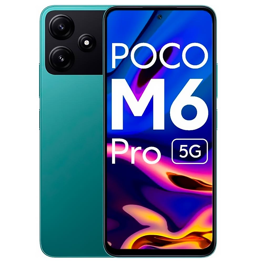 Celular Xiaomi POCO M6 Pro 5G 4GB de RAM / 128GB / Tela 6.79" / Dual Sim - Forest Verde (Índia)