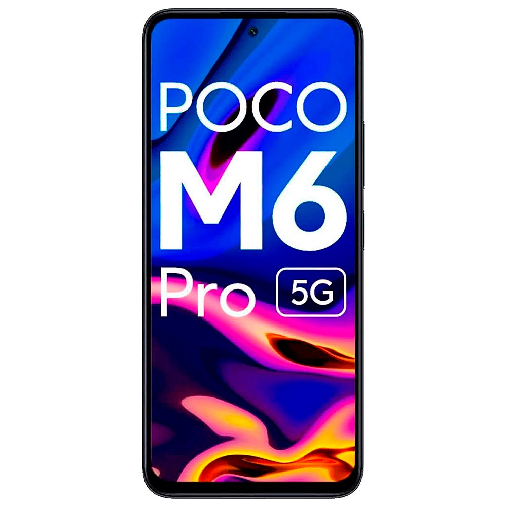 Celular Xiaomi POCO M6 Pro 5G 4GB de RAM / 128GB / Tela 6.79" / Dual Sim - Power Preto (Índia)