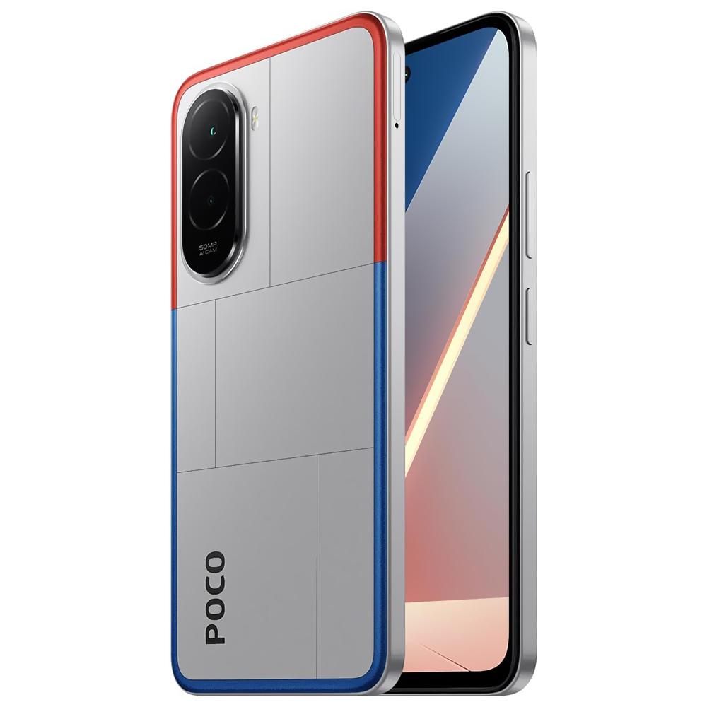 Celular Xiaomi POCO M7 6GB de RAM / 128GB / Tela 6.9" / Dual Sim LTE - Prata (Global)