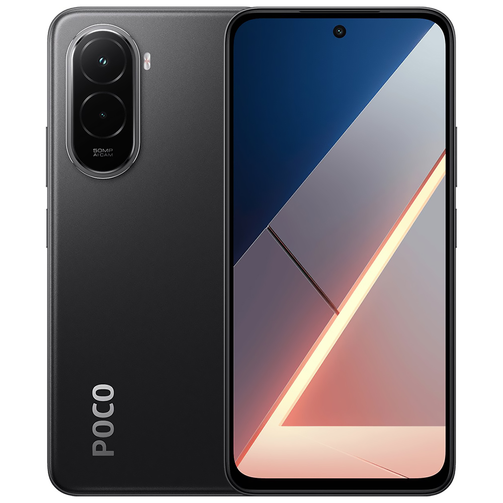 Celular Xiaomi POCO M7 6GB de RAM / 128GB / Tela 6.9" / Dual Sim LTE - Preto (Global)