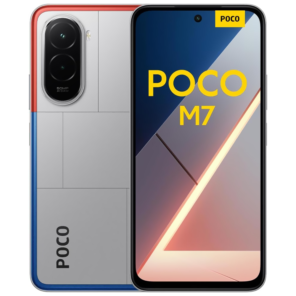 Celular Xiaomi POCO M7 8GB de RAM / 256GB / Tela 6.9" / Dual Sim LTE - Prata (Global)
