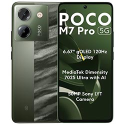 Celular Xiaomi POCO M7 Pro 5G 12GB de RAM / 512GB / Tela 6.67" / Dual Sim 5G - Verde (Global)