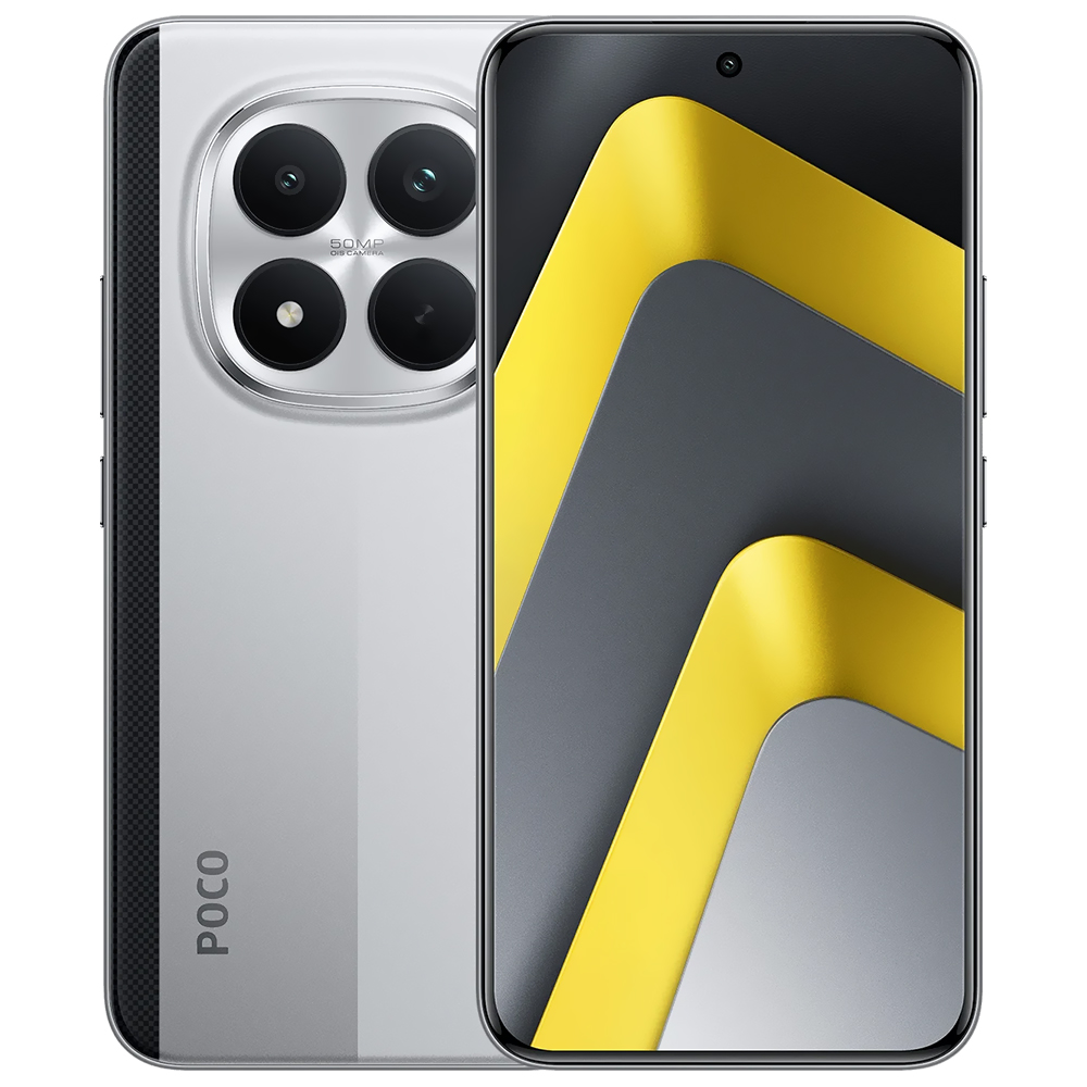 Celular Xiaomi POCO M8 Pro 5G 8GB de RAM / 256GB / Tela 6.83" / Dual Sim 5G - Prata (Global)