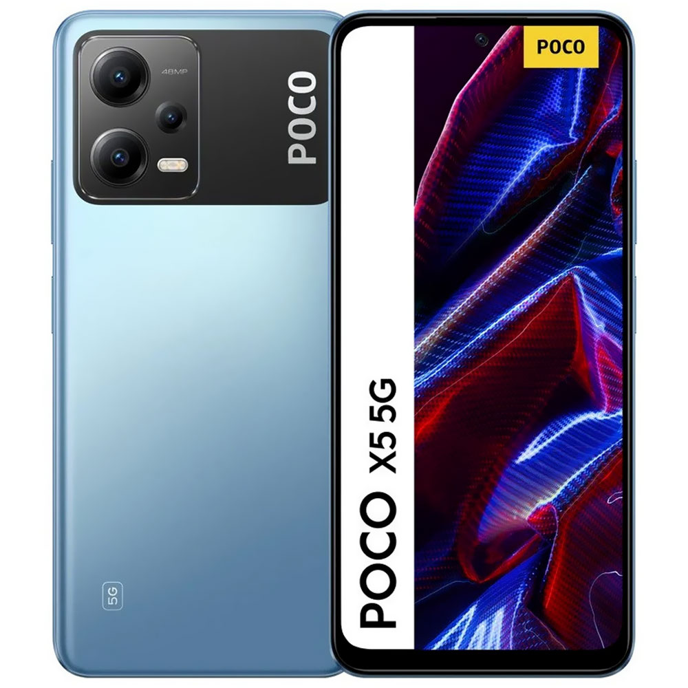 Celular Xiaomi POCO X5 5G 8GB de RAM / 256GB / Tela 6.6" / Dual Sim - Azul (Global)