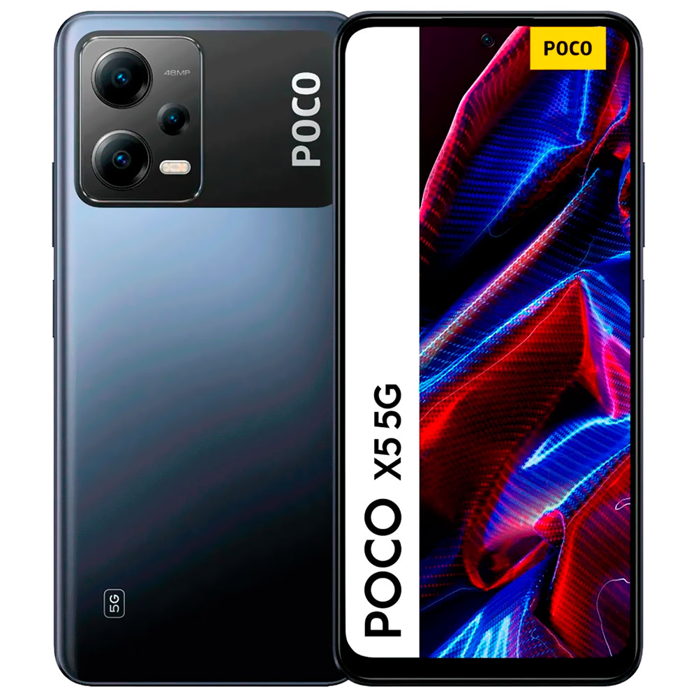 Celular Xiaomi POCO X5 5G 8GB de RAM / 256GB / Tela 6.6" / Dual Sim - Preto (Global)