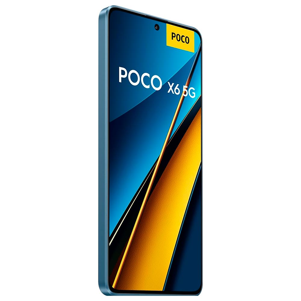 Celular Xiaomi POCO X6 5G 12GB de RAM / 256GB / Tela 6.67" / Dual Sim - Azul (Global)