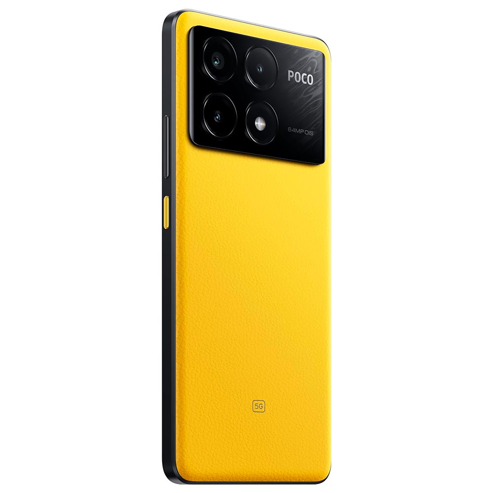 Celular Xiaomi POCO X6 Pro 5G 12GB de RAM / 512GB / Tela 6.67" / Dual Sim - Amarelo (Global)