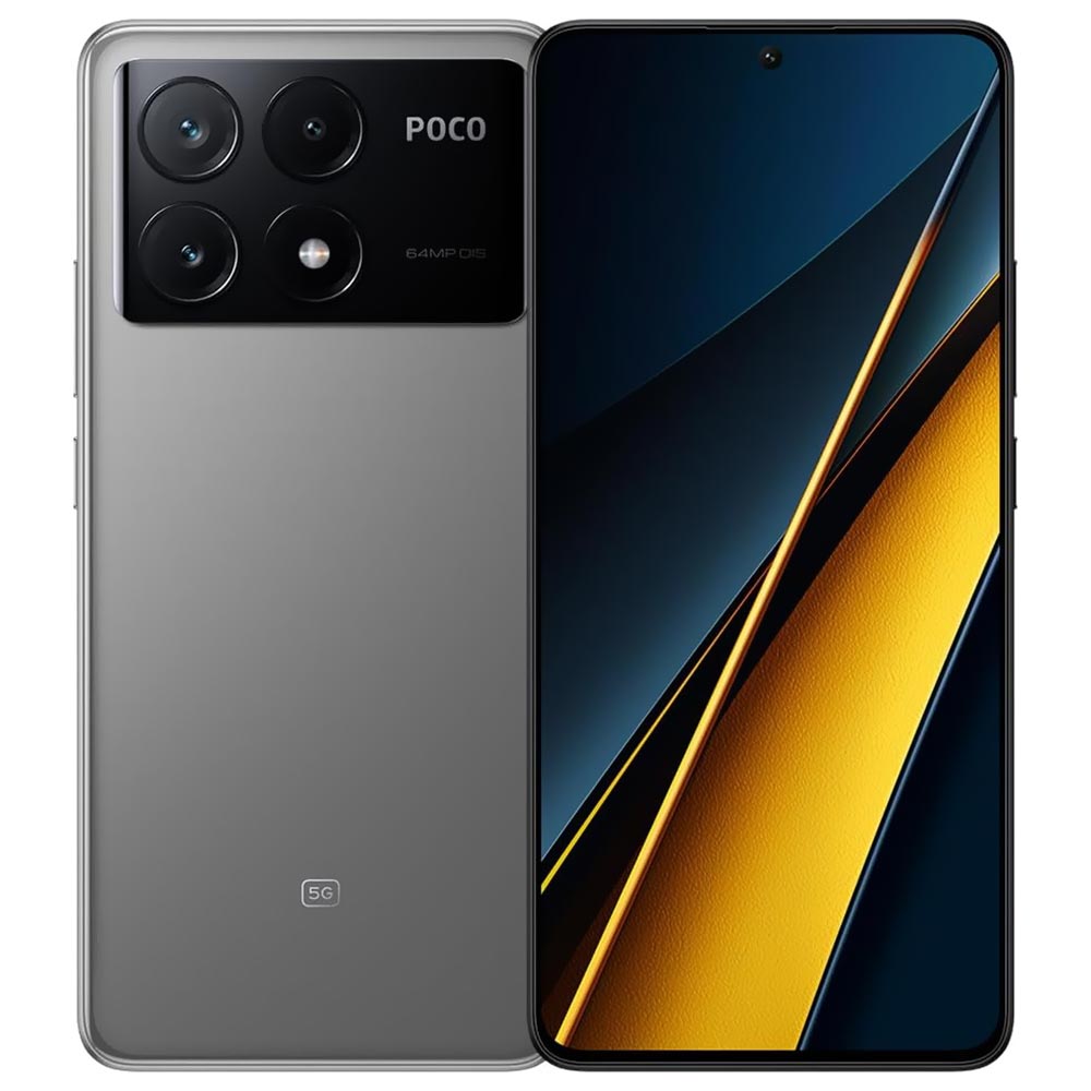 Celular Xiaomi POCO X6 Pro 5G 12GB de RAM / 512GB / Tela 6.67" / Dual Sim - Cinza (Global)