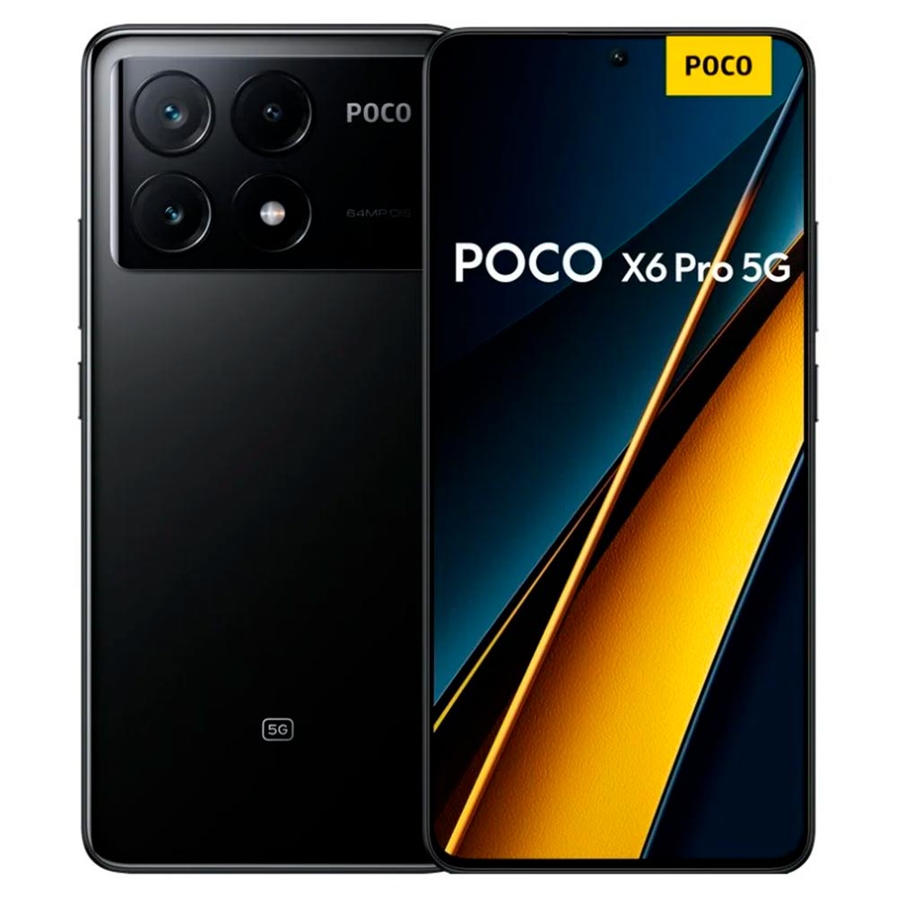 Celular Xiaomi POCO X6 Pro 5G 12GB de RAM / 512GB / Tela 6.67" / Dual Sim - Preto (Global)