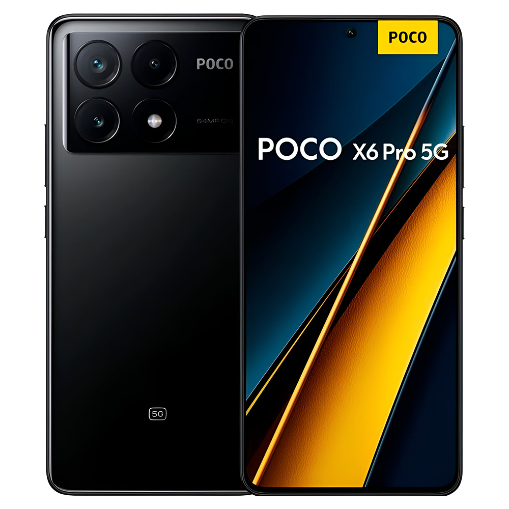 Celular Xiaomi POCO X6 Pro 5G 12GB de RAM / 512GB / Tela 6.67" / Dual Sim - Spectre Preto (Índia)