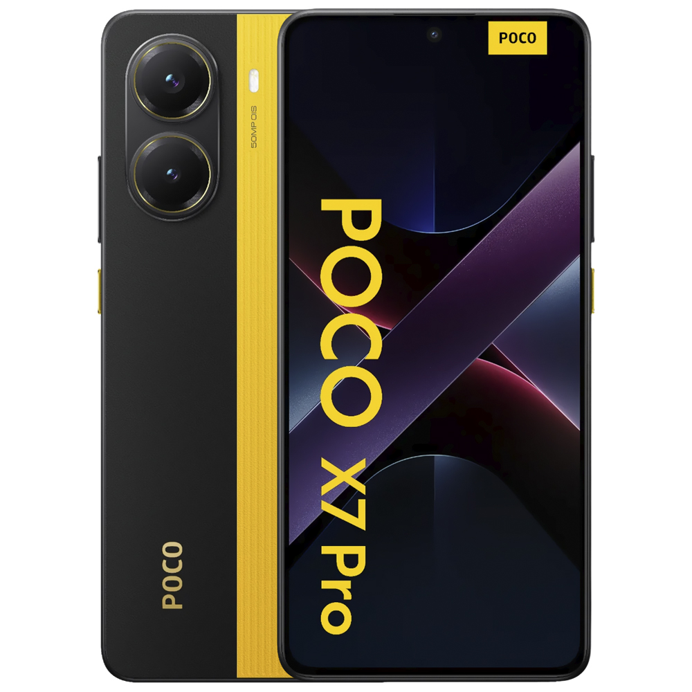 Celular Xiaomi POCO X7 Pro 12GB de RAM / 256GB / Tela 6.67" / Dual Sim 5G - Amarelo (Global)