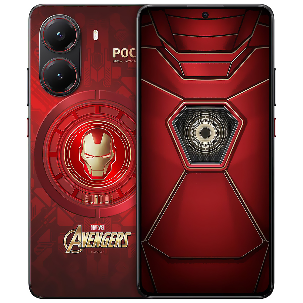 Celular Xiaomi POCO X7 Pro Iron Man Edition 12GB de RAM / 512GB / Tela 6.67" / Dual Sim 5G - Red