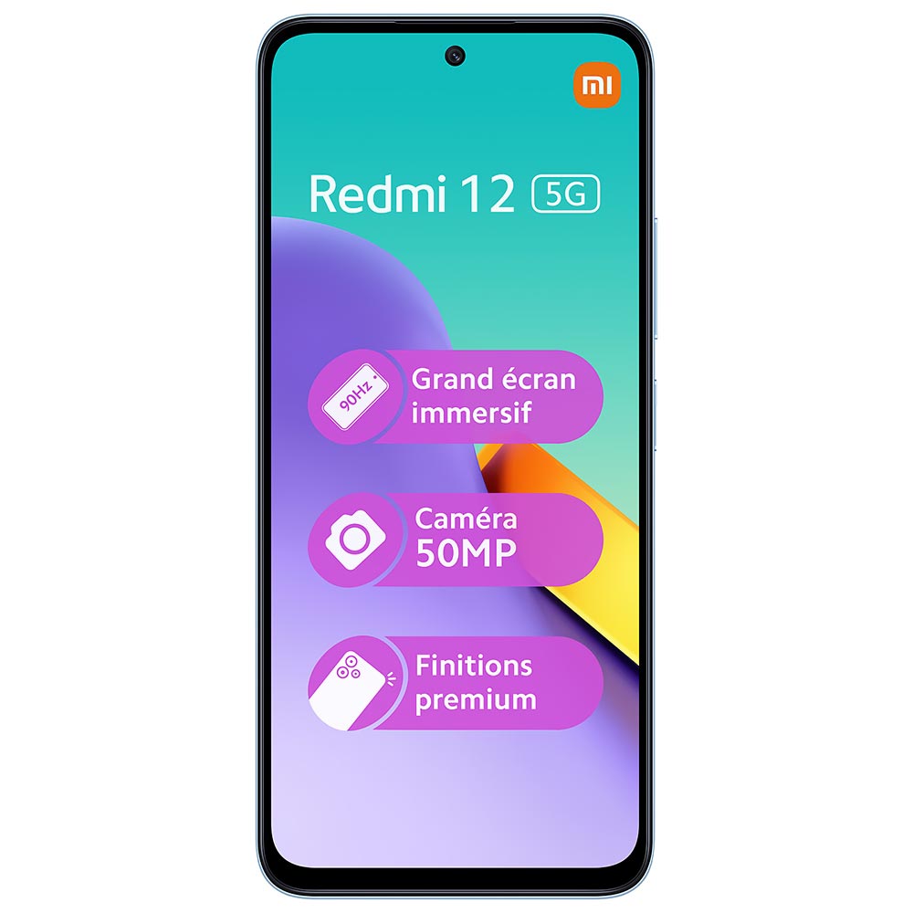 Celular Xiaomi Redmi 12 5G 4GB de RAM / 128GB / Tela 6.79" / Dual Sim - Sky Azul (Global)