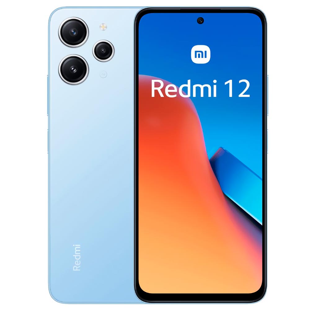 Celular Xiaomi Redmi 12 8GB de RAM / 128GB / Tela 6.79" / Dual Sim LTE - Sky Azul (Global)