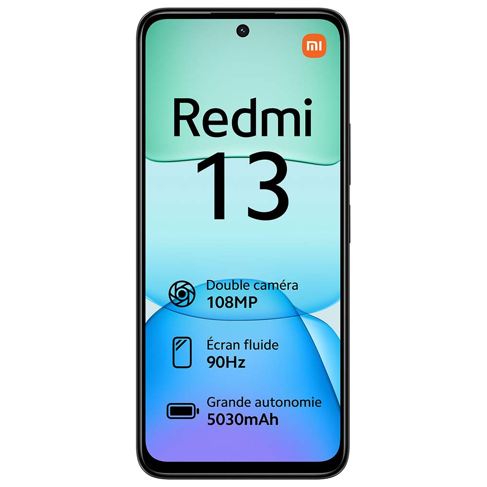 Celular Xiaomi Redmi 13 8GB de RAM / 256GB / Tela 6.79" / Dual Sim LTE - Midnight (Global)