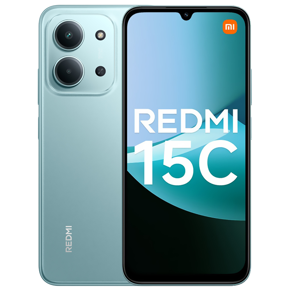 Celular Xiaomi Redmi 15C 4GB de RAM / 256GB / Tela 6.9" / Dual Sim LTE - Mint Verde (Global)
