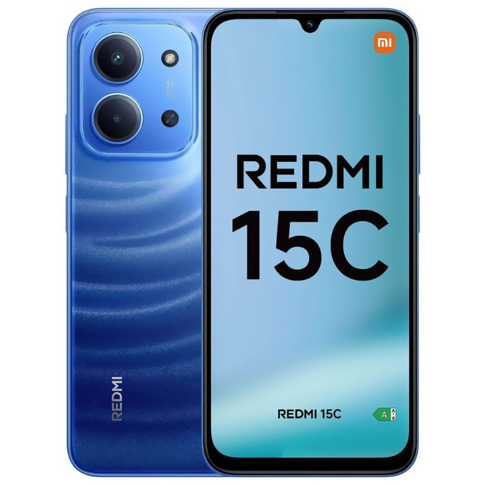 Celular Xiaomi Redmi 15C 6GB de RAM / 128GB / Tela 6.9" / Dual Sim LTE - Moonlight Azul (Global)