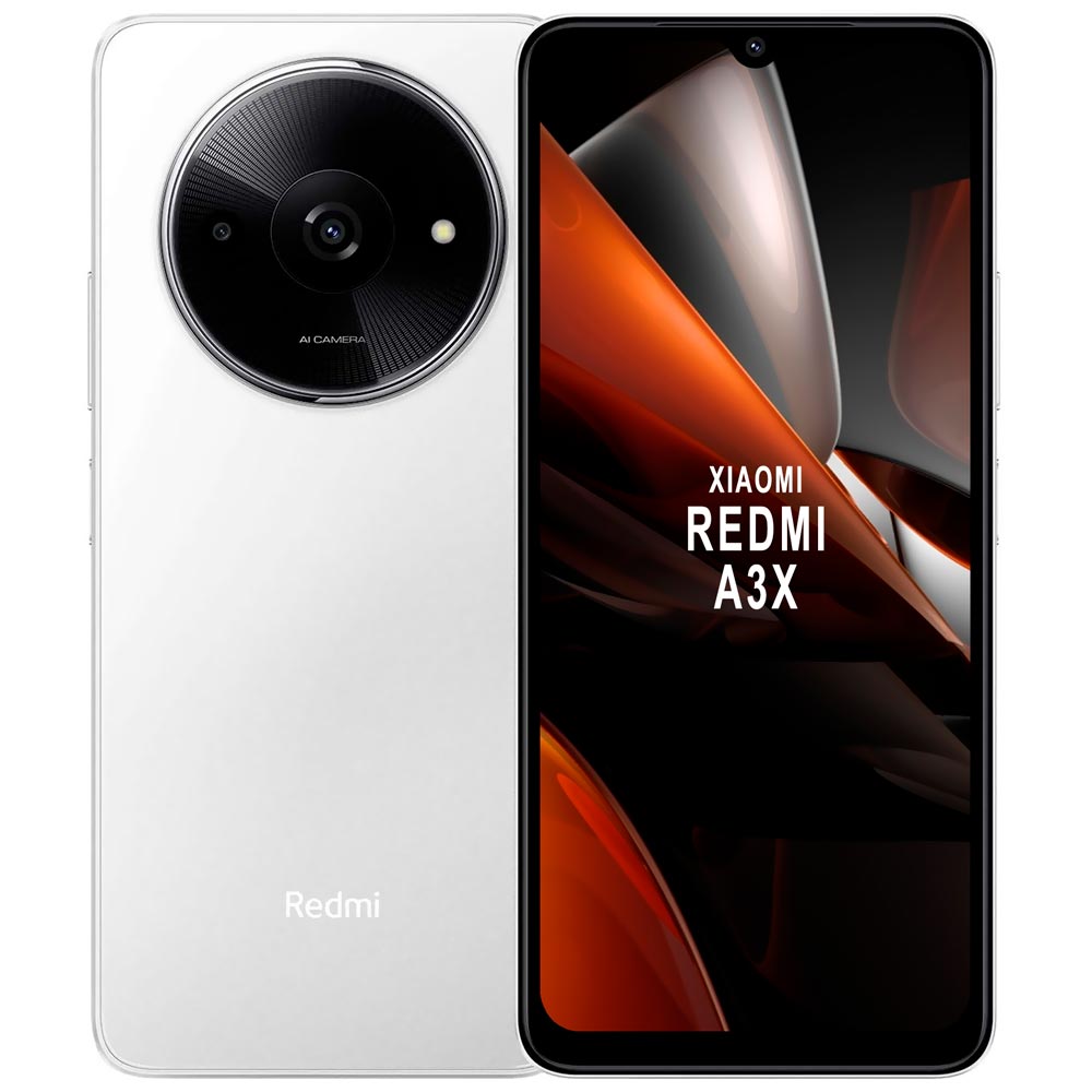 Celular Xiaomi Redmi A3X 3GB de RAM / 64GB / Tela 6.71" / Dual Sim LTE - Moonlight Branco (Global)