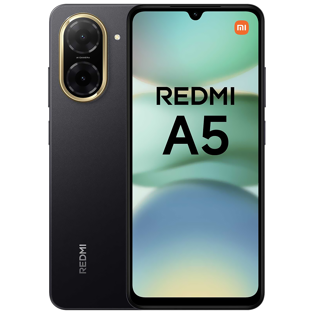 Celular Xiaomi Redmi A5 4GB de RAM / 128GB / Tela 6.88" / Dual Sim LTE - Midnight Preto