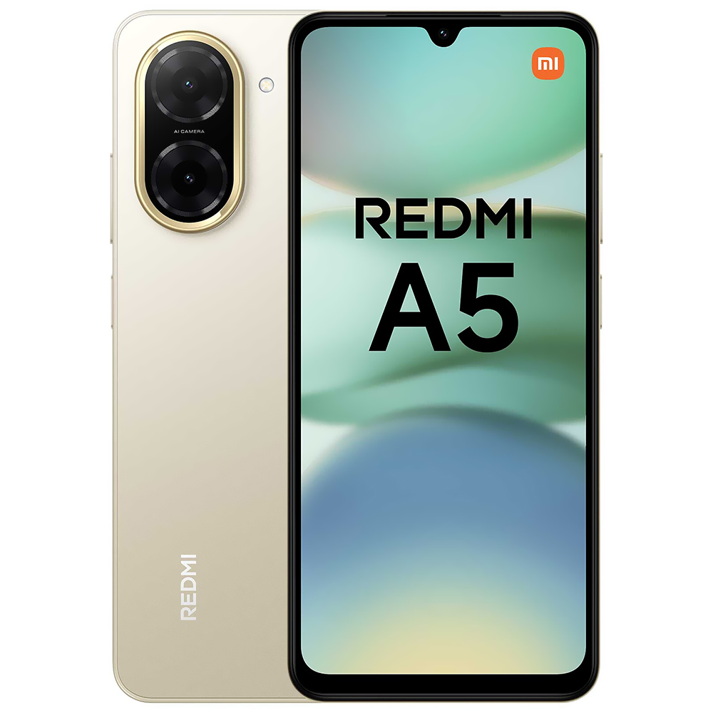 Celular Xiaomi Redmi A5 4GB de RAM / 128GB / Tela 6.88" / Dual Sim LTE - Sandy Dourado (Global)