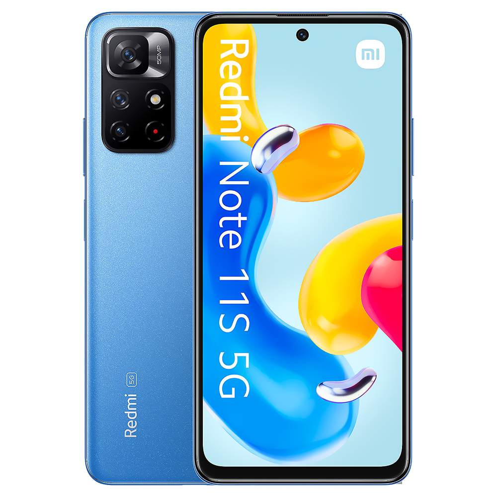 Celular Xiaomi Redmi Note 11S 5G 4GB de RAM / 128GB / Tela 6.6" / Dual Sim LTE - Twilight Azul