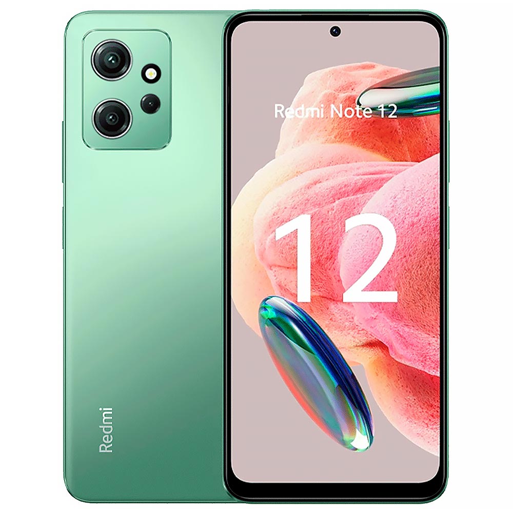 Celular Xiaomi Redmi Note 12 4GB de RAM / 128GB / Tela 6.67" / Dual Sim LTE - Mint Verde (Global)