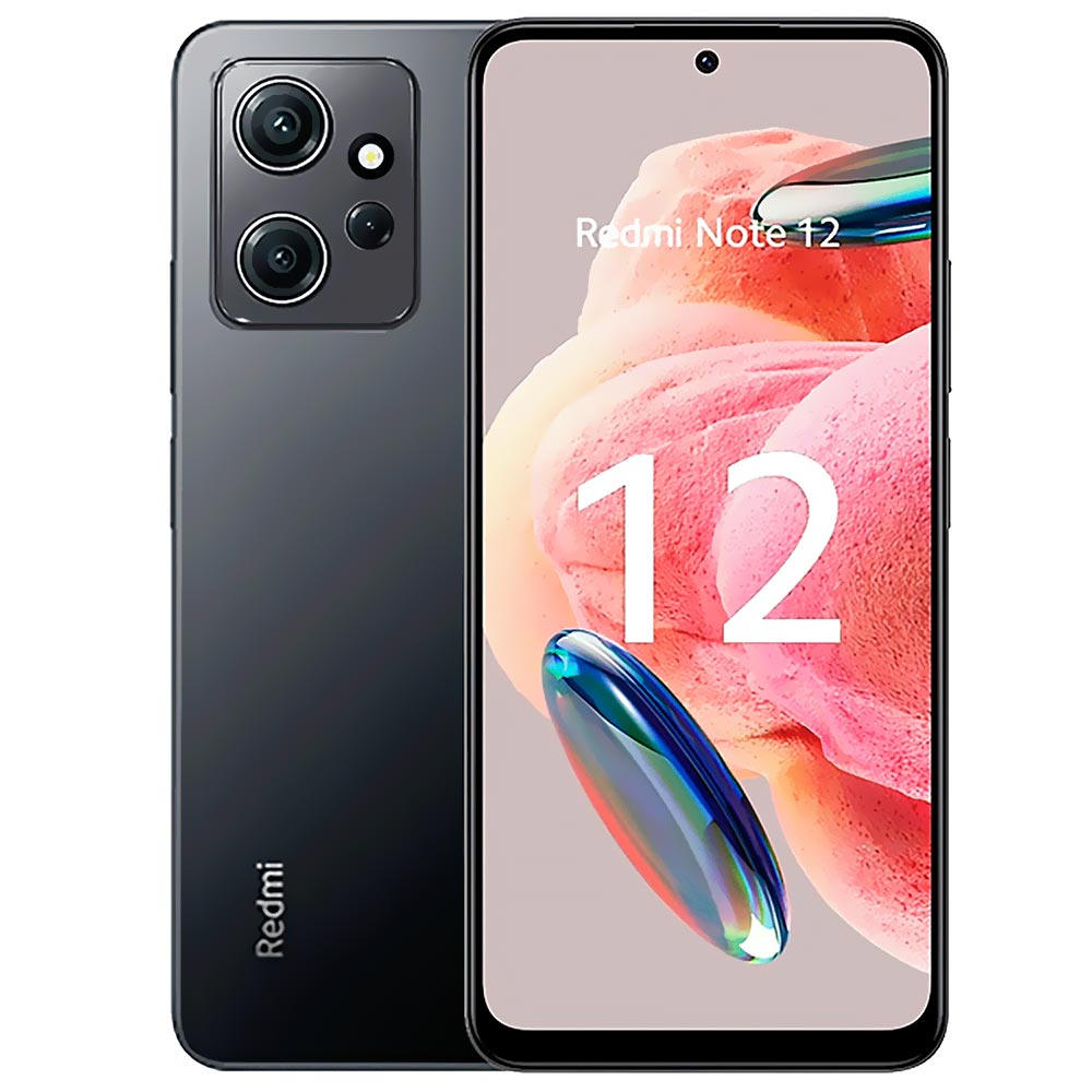 Celular Xiaomi Redmi Note 12 4GB de RAM / 128GB / Tela 6.67" / Dual Sim LTE - Onix Cinza (Global)
