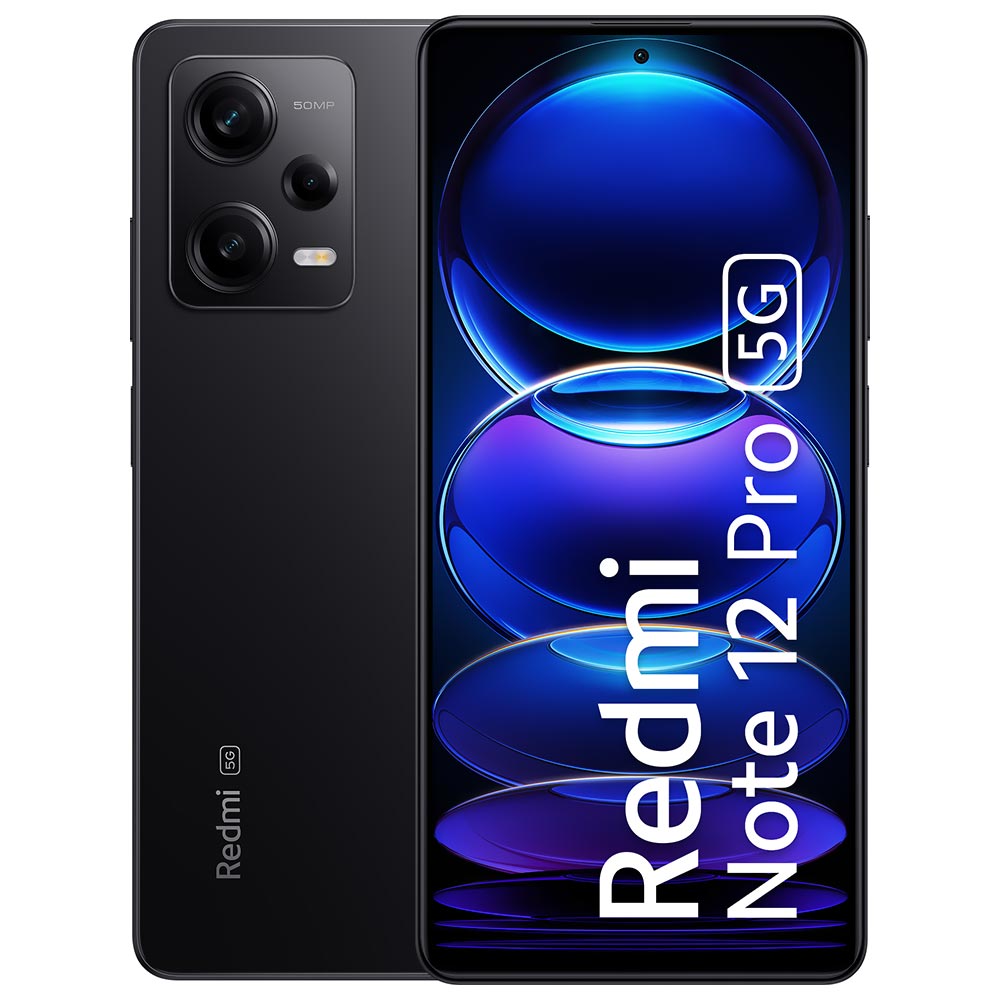 Celular Xiaomi Redmi Note 12 Pro 5G 8GB de RAM / 256GB / Tela 6.67" / Dual Sim - Midnight Preto (Indonésia)
