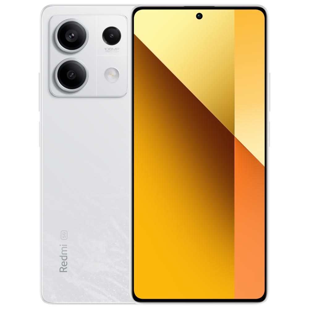Celular Xiaomi Redmi Note 13 5G 8GB de RAM / 256GB / Tela 6.67" / Dual Sim - Arctic Branco (Global)