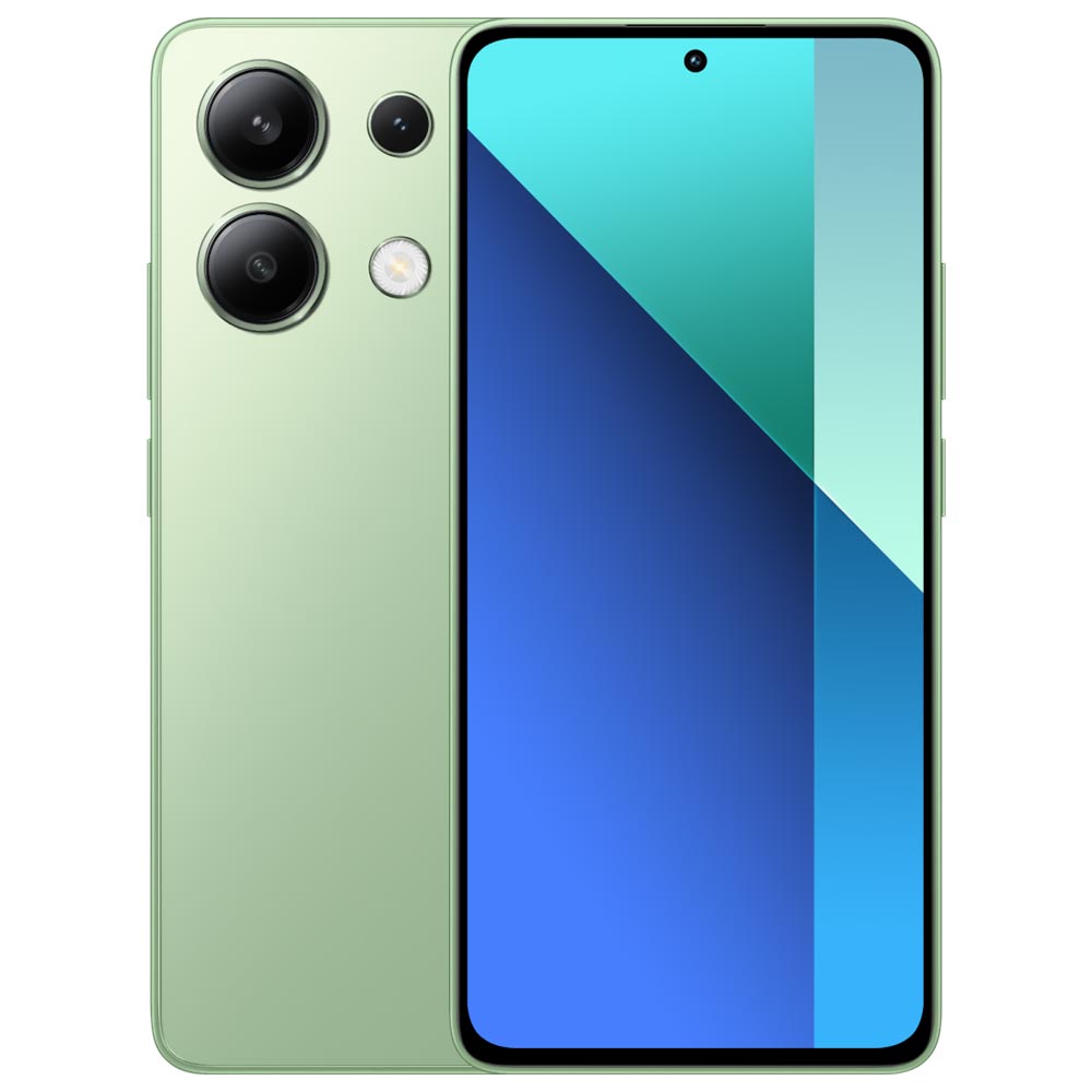 Celular Xiaomi Redmi Note 13 6GB de RAM / 128GB / Tela 6.67" / Dual Sim LTE - Mint Verde (Global)