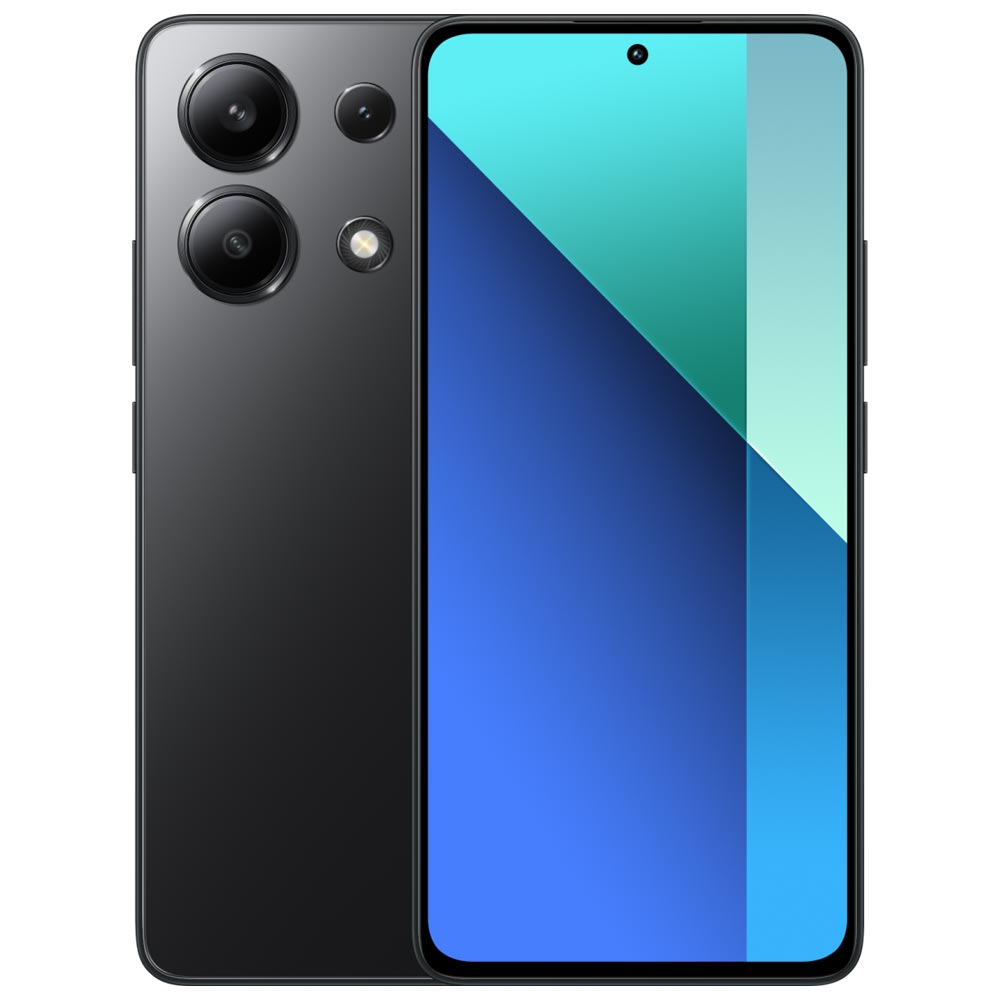 Celular Xiaomi Redmi Note 13 8GB de RAM / 128GB / Tela 6.67" / Dual Sim LTE - Midnight  Preto (Global)