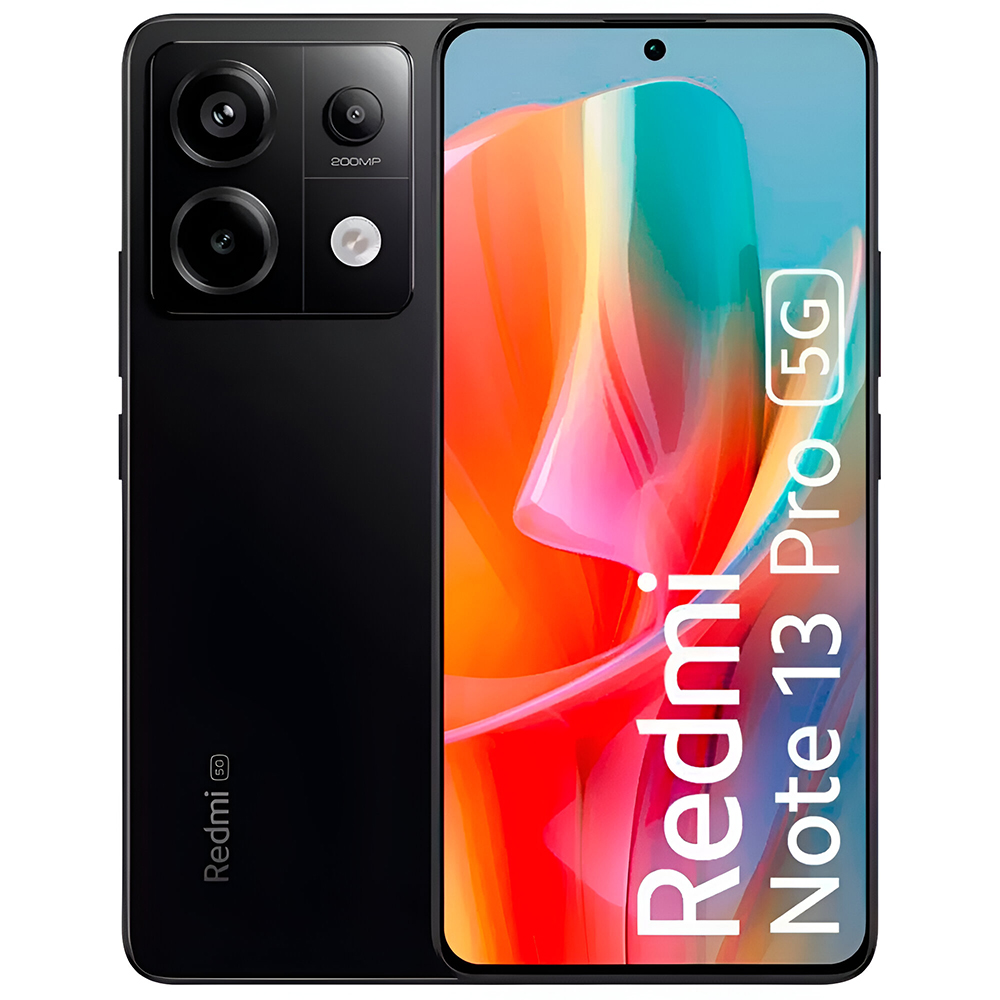 Celular Xiaomi Redmi Note 13 Pro 5G 12GB de RAM / 512GB / Tela 6.67" / Dual Sim - Midnight Preto (Global)