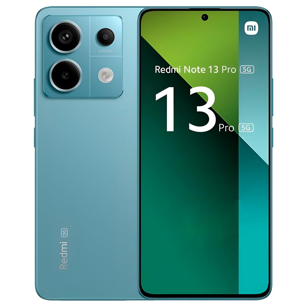 Celular Xiaomi Redmi Note 13 Pro 5G 8GB de RAM / 256GB / Tela 6.67" / Dual Sim - Ocean Teal (Global)