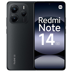 Celular Xiaomi Redmi Note 14 5G 12GB de RAM / 512GB / Tela 6.67" / Dual Sim - Midnight Preto (Global)