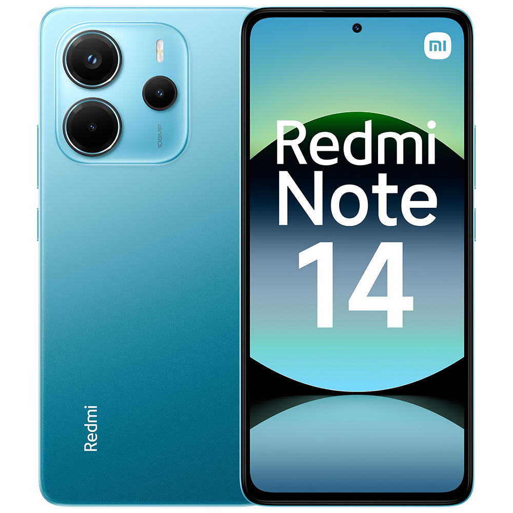 Celular Xiaomi Redmi Note 14 8GB de RAM / 128GB / Tela 6.67" / Dual Sim LTE - Ocean Azul (Global)