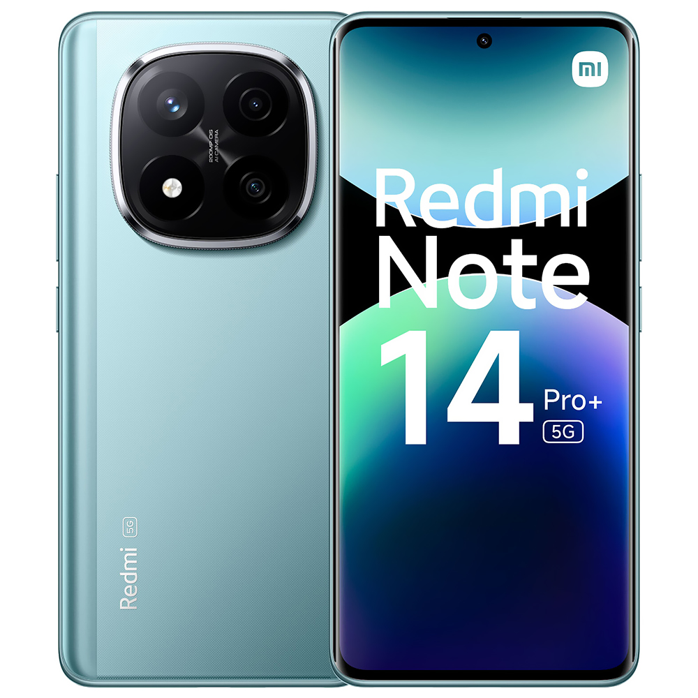 Celular Xiaomi Redmi Note 14 Pro+ 5G 12GB de RAM / 512GB / Tela 6.67" / Dual Sim - Frost Azul (Global)